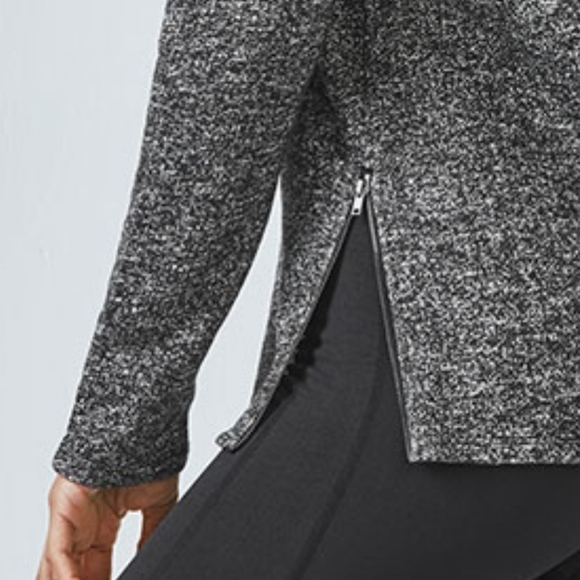 Fabletics Taj Speckled jacket size smallwith Terry cloth lining. - Picture 5 of 14